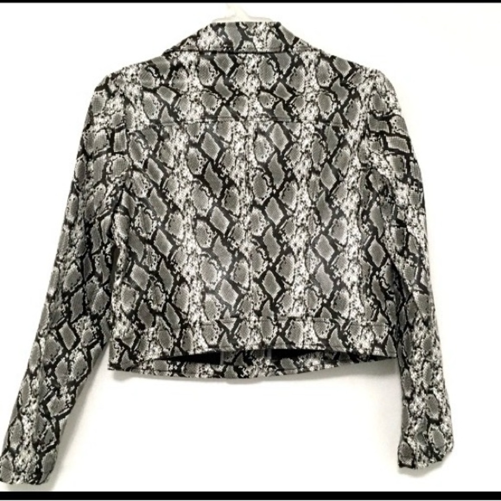 Kensie Juniors' Size M Python Black/Gray Snake Pr… - image 7